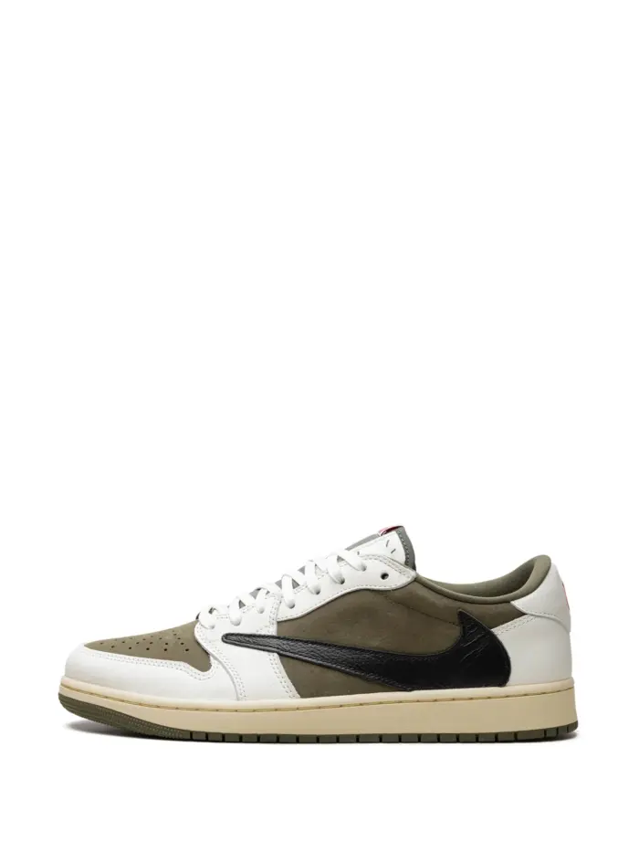 Jordan x Travis Scott Air Jordan 1 Low OG "Medium Olive" [1:1] - Image 4