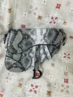 Dior Python and Leather Saddle Bag [1:1] - Image 3