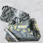 Dior Python and Leather Saddle Bag [1:1]