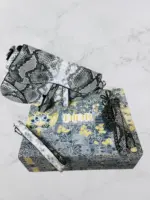 Dior Python and Leather Saddle Bag [1:1]
