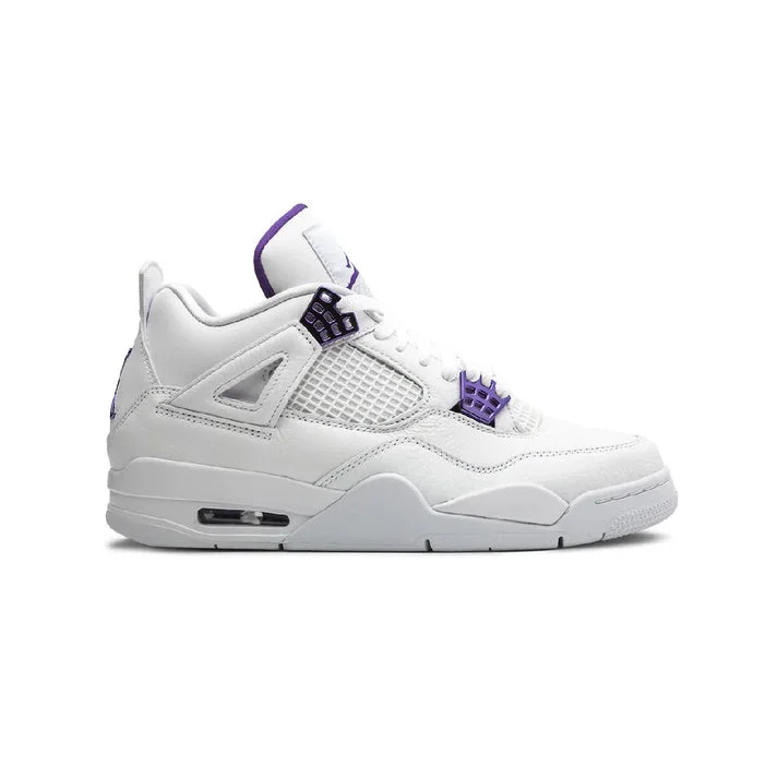image (5) Air Jordan 4 Retro "Metallic Purple" - Image 1